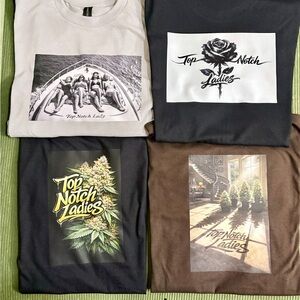 Graphic Kids T-Shirts - White, Black, Brown